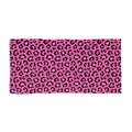 Hot Pink Leopard Beach Towel