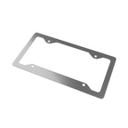 Pink Leopard Print Metal License Plate Frame