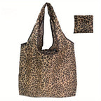 Wild Spots Leopard Foldable Tote Bag