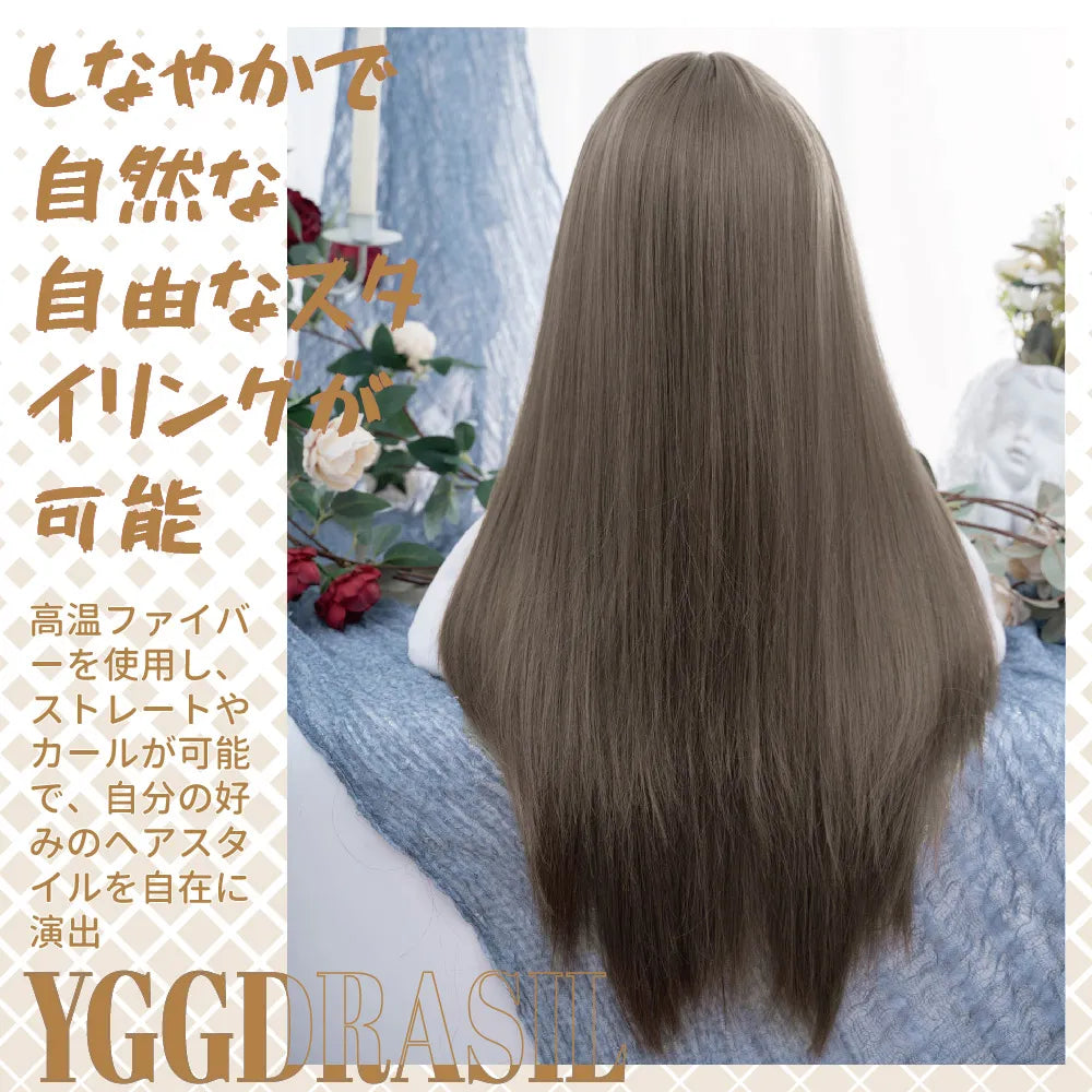 🍯 Dreamy Honey Ash Brown 28" Bang Wig